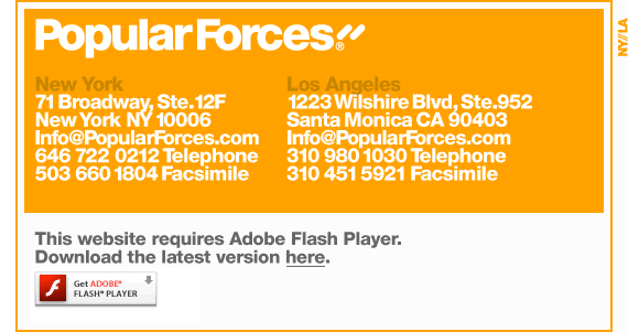 Popular Forces - This website requires Adobe Flash Player.